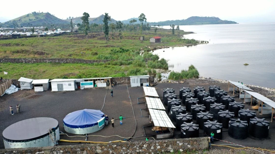 Water treatment facility in the Democratic Republic of Congo